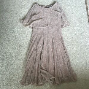 Danny and Nicole Sleeveless Gold Dress